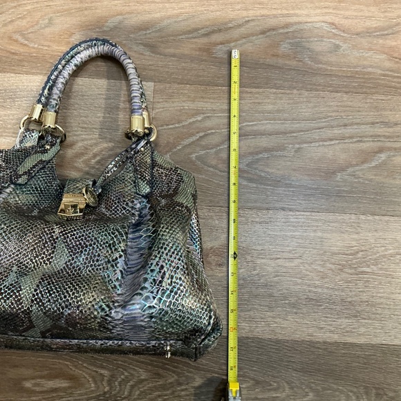Brahmin metallic snake handbag - Picture 9 of 10